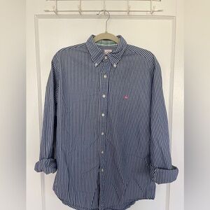 Brooks Brothers The Original Polo Shirt Regular Fit Size Medium Pin Stripes